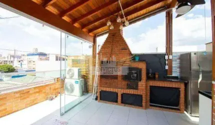 Cobertura sem Condomínio Mobiliada com 2 Quartos para Comprar, 90m² - Vila Scarpelli, Santo André/SP.