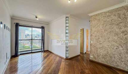 Apartamento Mobiliado com 3 Quartos no Condomínio Mirante Jardim Floresta para Alugar, 76m² - Vila Floresta, Santo André/SP.