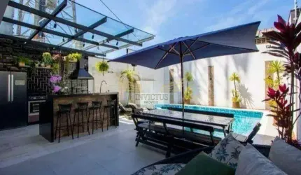 Sobrado com 3 Suítes para Alugar, 386m² - Vila Pires, Santo André/SP.