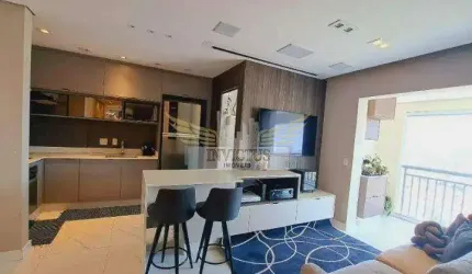 Apartamento Semi Mobiliado com 3 Quartos Club View Residencial para Comprar, 83m² - Vila América, Santo André/SP.