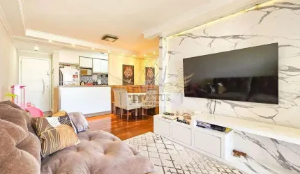 Apartamento com 3 Quartos rico em armários no Condomínio Praça Jardim para Comprar, 94m² - Vila Valparaíso, Santo André/SP.