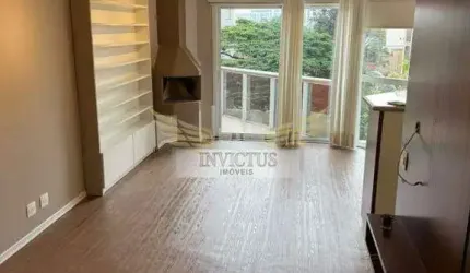 Apartamento Duplex Semi Mobiliado com 1 Suíte no Condomínio Elihom para Alugar, 104m² - Bairro Jardim, Santo André/SP.