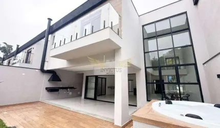 Sobrado em Condomínio Fechado de Alto Padrão com 4 Suítes para Comprar, 399m² - Represa, Ribeirão Pires/SP.