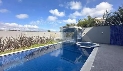 Sobrado Mobiliado com 4 Suítes no Condomínio Swiss Park para Comprar, 418m² - Parque Terra Nova II, São Bernardo do Campo/SP.