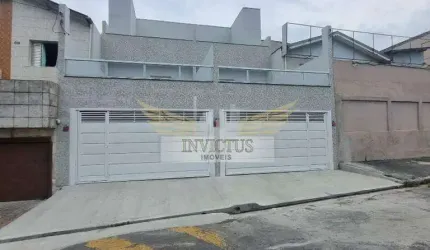 Sobrado Novo com 3 Quartos para Comprar, 150m² - Jardim do Estádio, Santo André/SP.