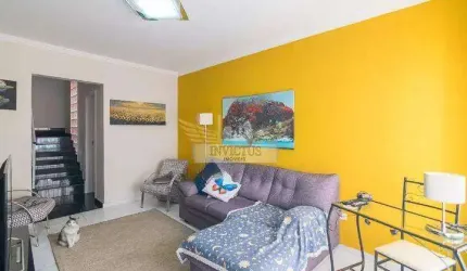 Sobrado Geminado com 3 Quartos para Comprar, 140m² - Campestre, Santo André/SP.