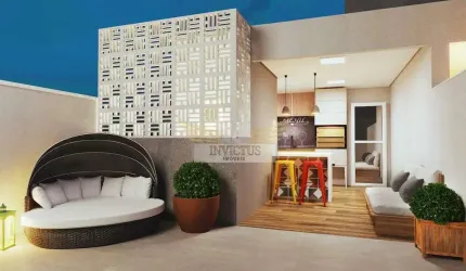 Cobertura sem Condomínio com 2 Quartos no Residencial Talín para Comprar, 111m² - Vila Eldizia, Santo André/SP.
