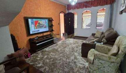 Sobrado com 4 Quartos para Comprar, 194m² - Vila Camilopolis, Santo André/SP.