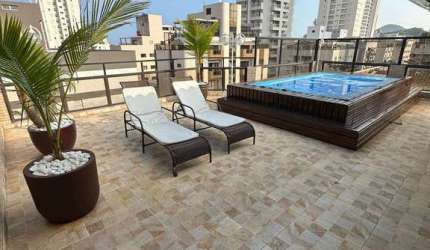 Oportunidade, cobertura penthouse, lado praia.