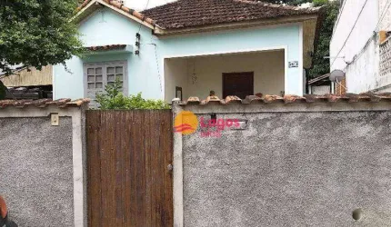 Casa linear em amplo terreno plano, bem localizada, 02 qts., 400 m², R$ 800.000,00 - Alcântara - São Gonçalo/RJ