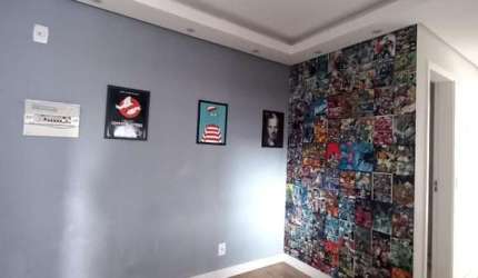 Apartamento com 2 dormitórios para alugar, 44 m² por R$ 1.770,50/mês - Canhema - Diadema/SP