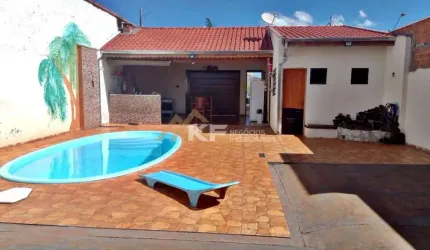 Casa- Área de lazer - Jd. Santa Clara - Serrana/SP.
