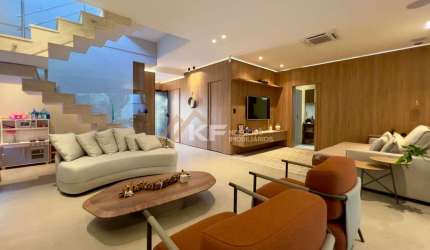 Casa Sobrado Condomínio Santa Monica II - 3 Quartos suítes - Escrítório - Piscina aquecida - 255m²  Ribeirão Preto
