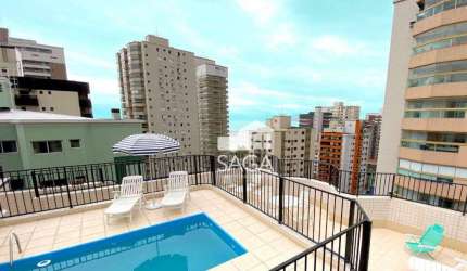 Cobertura com 3 dormitórios à venda, 208 m² por R$ 1.150.000,00 - Aviação - Praia Grande/SP