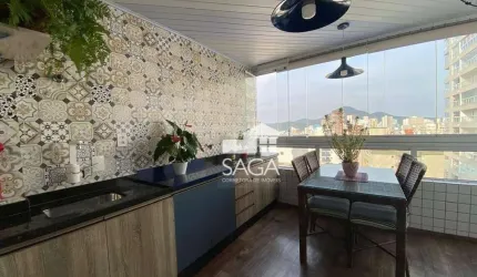 Apartamento com 3 dormitórios à venda, 102 m² por R$ 850.000,00 - Vila Guilhermina - Praia Grande/SP