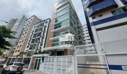 50 Metros da Praia! Apartamento com 1 dormitório à venda, 53 m² por R$ 375.000 - Canto do Forte - Praia Grande/SP