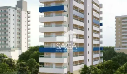 Apartamento com 1 dormitório à venda, 40 m² por R$ 305.900,00 - Vila Guilhermina - Praia Grande/SP