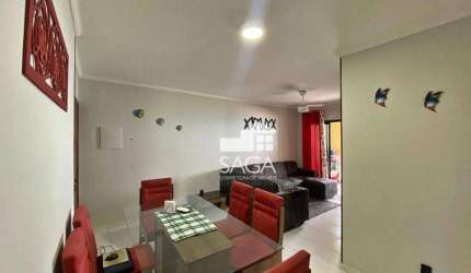 Apartamento com 3 dormitórios à venda, 100 m² por R$ 655.000,00 - Vila Guilhermina - Praia Grande/SP