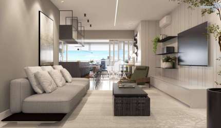 Apartamento com 3 dormitórios à venda, 133 m² por R$ 1.726.446,75 - Canto do Forte - Praia Grande/SP