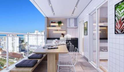 Apartamento com 2 dormitórios à venda, 76 m² por R$ 488.300,00 - Mirim - Praia Grande/SP