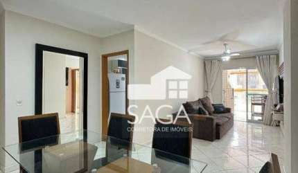Apartamento com 2 dormitórios à venda, 87 m² por R$ 540.000,00 - Aviação - Praia Grande/SP