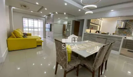 Apartamento com 4 dormitórios à venda, 156 m² por R$ 1.890.000,00 - Vila Guilhermina - Praia Grande/SP