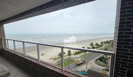 Frente Mar! Apartamento Novo com 2 dormitórios à venda, 82 m² por R$ 495.000 - Balneário Flórida - Praia Grande/SP