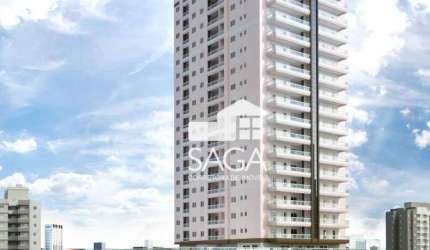 Apartamento com 3 dormitórios à venda, 122 m² por R$ 1.033.168,50 - Vila Guilhermina - Praia Grande/SP