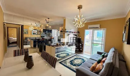 Apartamento com 2 dormitórios à venda, 78 m² por R$ 550.000,00 - Vilamar - Praia Grande/SP