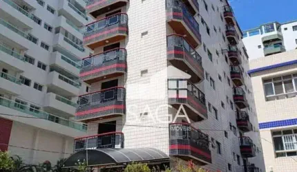Apartamento com 1 dormitório à venda, 50 m² por R$ 319.000,00 - Aviação - Praia Grande/SP