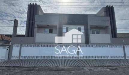 Casa Superior com Varanda em Condomínio com 2 dormitórios à venda, 52 m² por R$ 365.000 - Boqueirão - Praia Grande/SP