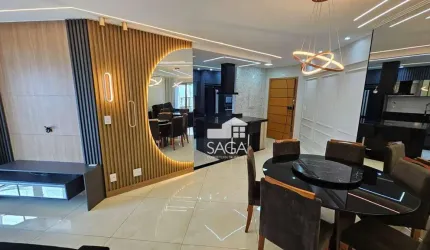 Apartamento Mobiliado com 2 dormitórios à venda, 101 m² por R$ 1.150.000 - Canto do Forte - Praia Grande/SP