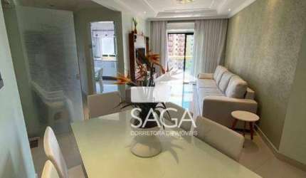 Apartamento com 3 dormitórios à venda, 120 m² por R$ 680.000,00 - Caiçara - Praia Grande/SP