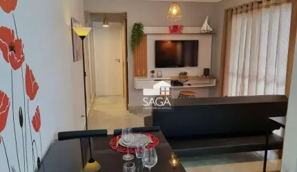 Apartamento com 1 dormitório à venda, 53 m² por R$ 420.000,00 - Vila Guilhermina - Praia Grande/SP