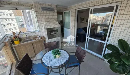 Lazer de Clube! Apartamento com 2 dormitórios à venda, 104 m² por R$ 765.000 - Boqueirão - Praia Grande/SP
