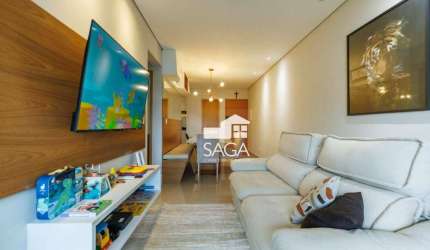 Apartamento com 2 dormitórios à venda, 79 m² por R$ 870.000 - Canto do Forte - Praia Grande/SP