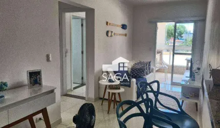 Apartamento com 2 dormitórios à venda, 65 m² por R$ 450.000 - Aviação - Praia Grande/SP