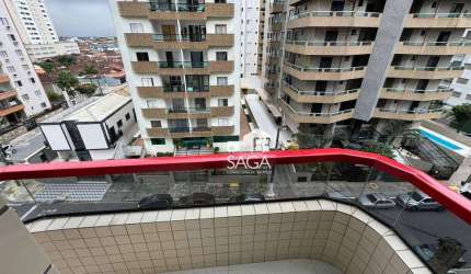 Apartamento com 2 dormitórios à venda, 74 m² por R$ 400.000,00 - Tupi - Praia Grande/SP
