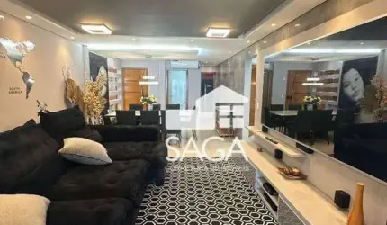 Apartamento com 3 dormitórios à venda, 197 m² por R$ 1.750.000,00 - Aviação - Praia Grande/SP