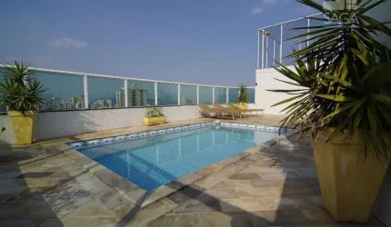 Cobertura com 4 dormitórios à venda, 350 m² por R$ 2.500.000,00 - Tupi - Praia Grande/SP