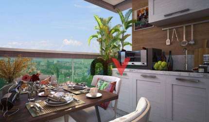 Apartamento à venda, 62 m² por R$ 427.603,67 - Aviação - Praia Grande/SP
