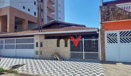 Casa com 2 dormitórios para alugar, 110 m² por R$ 3.000,00/mês - Vila Guilhermina - Praia Grande/SP