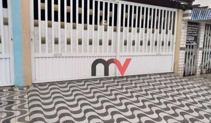 Casa Geminada com 2 dormitórios à venda, 94 m² por R$ 350.000 - Balneário Maxland - Praia Grande/SP