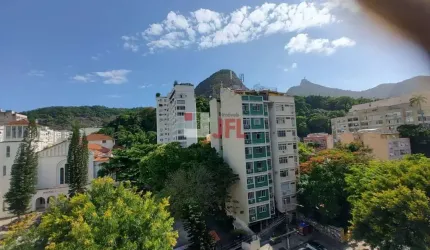 Apartamento 3 quartos com 1 suíte e dependência completa frontal vista para o Cristo 2 vagas - Laranjeiras