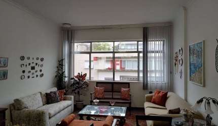Apartamento 3 quartos com dependência completa  e vaga - 133m² - Laranjeiras - RJ