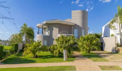Casa com 4 dormitórios à venda, 597 m² por R$ 6.400.000,00 - Alphaville - Campinas/SP