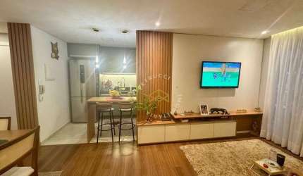 Apartamento com 3 dormitórios à venda, 80 m² por R$ 660.000,00 - Balneario Tropical - Paulínia/SP