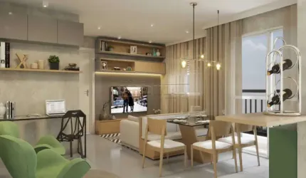 Apartamento novo no centro de campinas, com 2 dormitórios sendo 1 suíte e lazer completo.