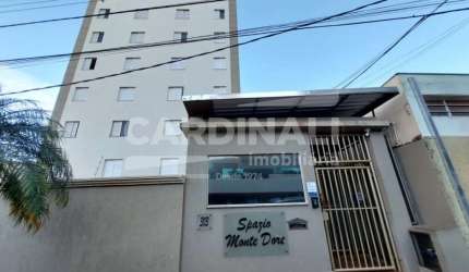 apartamento de dois dormitórios sendo um suíte com área gourmet.