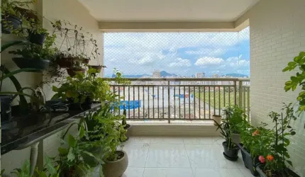 Apartamento 2 DORMITÓRIO com 1 VAGA perto da praia na AVIAÇÃO - PRAIA GRANDE/SP